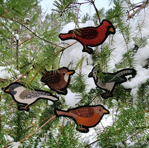 D808 Bird Ornaments