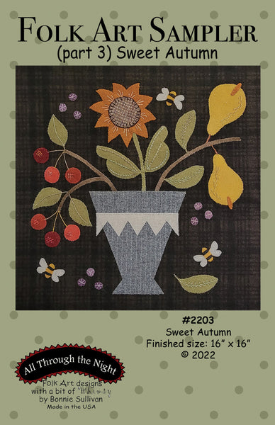 #KB2203 Folk Art Sampler Sweet Autumn