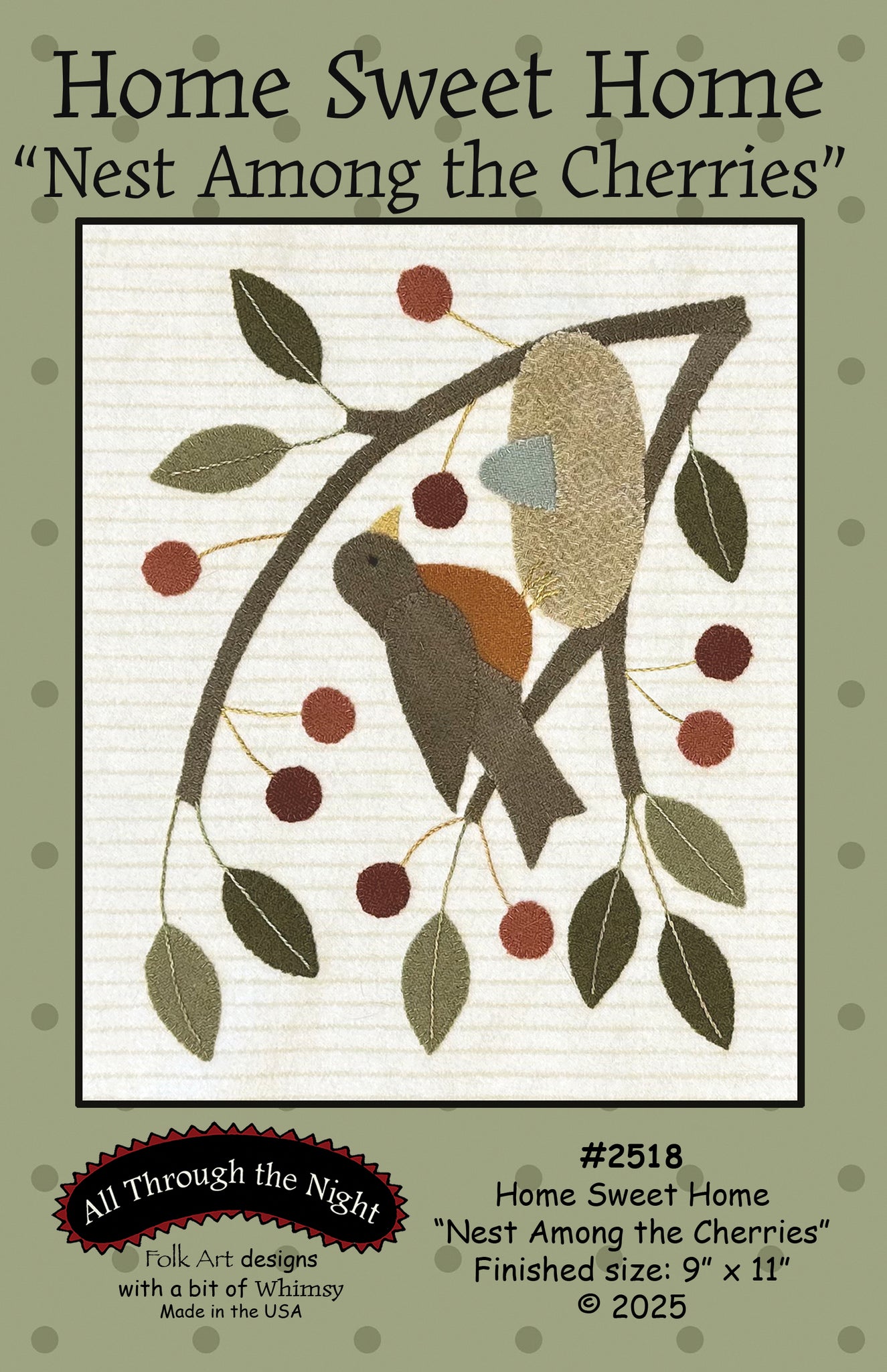#2518 Home Sweet Home-Nest Among the Cherries