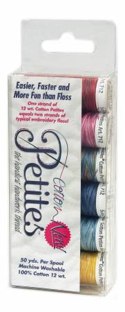 Petites 12wt Cotton Thread 6 Pack Most Popular