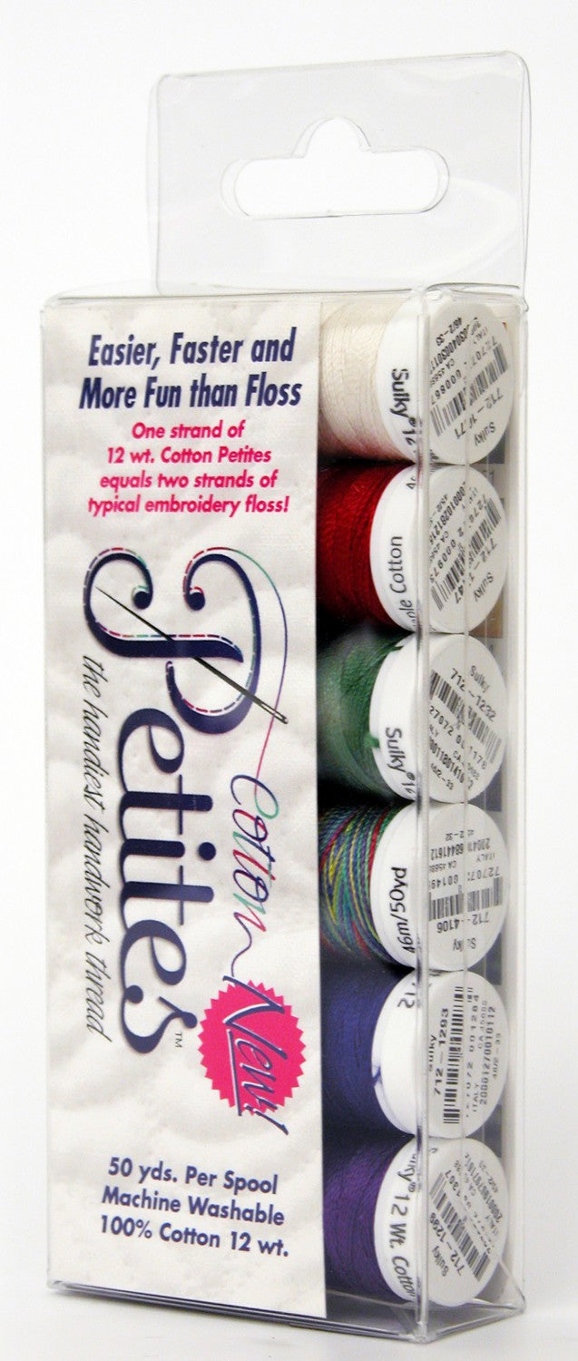 Petites 12wt Cotton Thread 6 Pack Winter