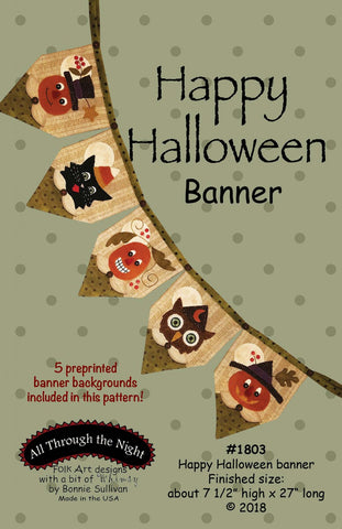 1803 - Happy Halloween Banner