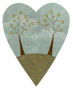 F2012 - Seasons of the Heart (Autumn) Preprinted Fabric