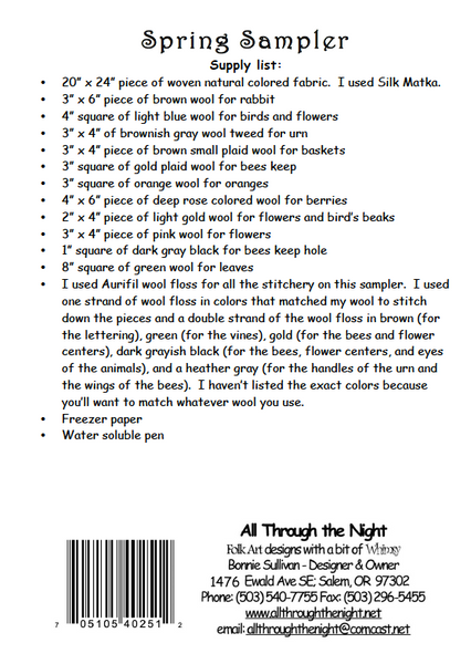 910 - Spring Sampler