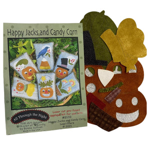 KA2110 Happy Jacks and Candy Corn Applique Pieces