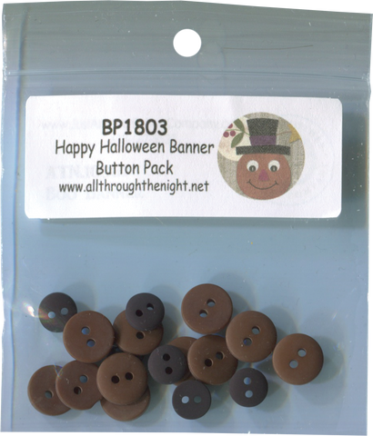 BP1803 - Happy Halloween Banner Button Pack