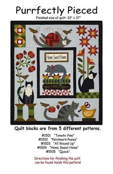 1502 - Purrfectly Pieced "Patchwork Posies" (part 2)